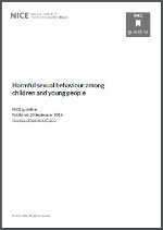 Harmful sexual behaviour among children and young people