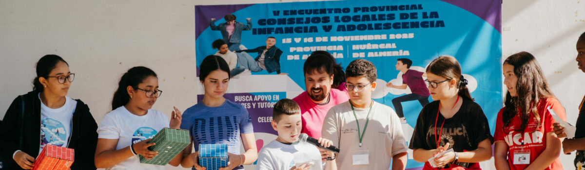 “Pequeños pasos, grandes sueños”: V Encuentro Provincial de Consejos de Infancia y Adolescencia de Almería